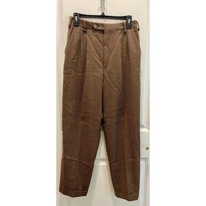 Vintage Corbin Collections Women's Fully Lined High Rise Wool Pants Size 10
